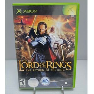 Lord of the Rings Return of the King 2003 Microsoft‎ Xbox - CIB W/ Manual TESTED